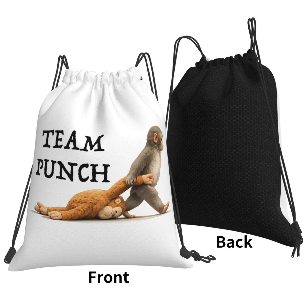 Team Punch Monkey Backpacks Casual Drawstring Bundle Pocket Sports Bag Book Bags for Travel Students
Team Punch Monkey Backpacks Casual Drawstring Bundle Pocket Sports Bag Book Bags for Travel Students