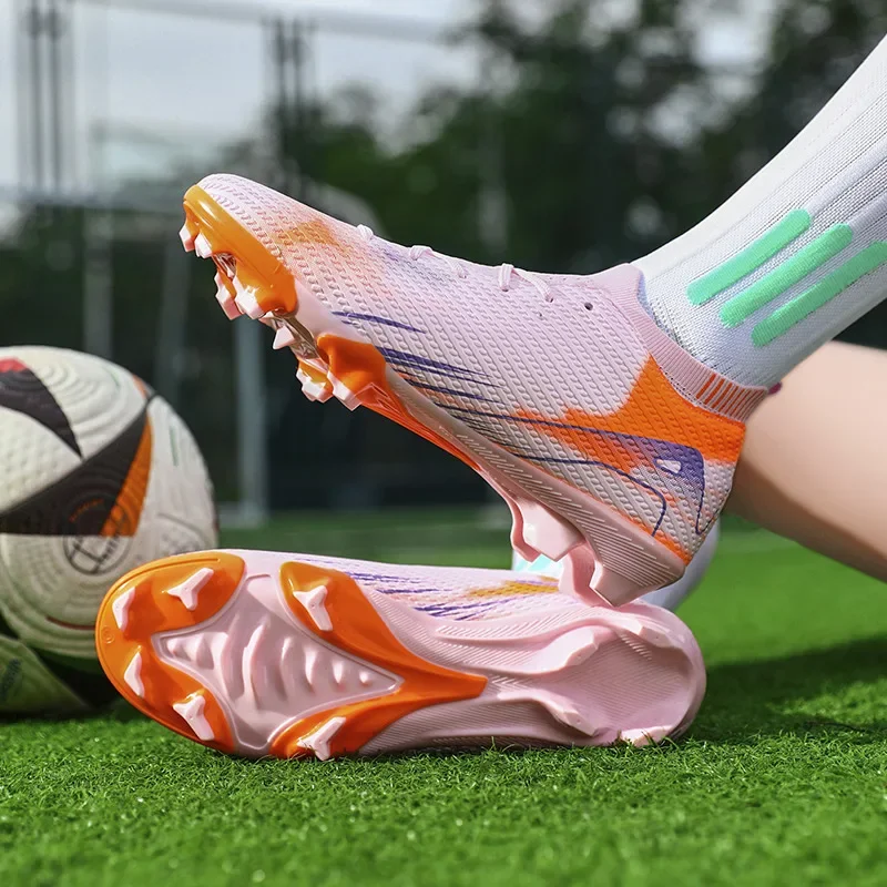 Professional Football Sneakers Men 2025 New Fashion Long Spikes Soccer Cleats for Men Women Breathable Socks Shoes Futsal Men
Professional Football Sneakers Men 2025 New Fashion Long Spikes Soccer Cleats for Men Women Breathable Socks Shoes Futsal Men