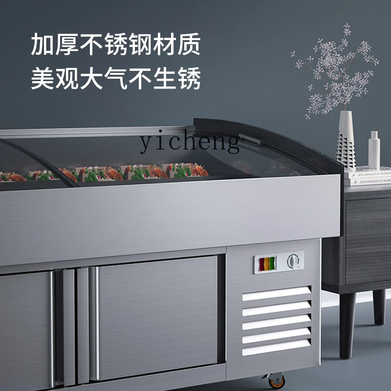 ZS Display Cabinet Seafood BBQ Cold A La Carte Cabinet Fruit Fishing Fresh
ZS Display Cabinet Seafood BBQ Cold A La Carte Cabinet Fruit Fishing Fresh