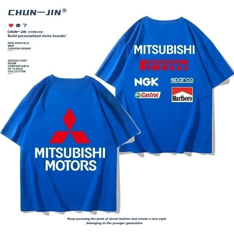 Mitsubishi Racing JDM японская мужская футболка с короткими рукавами Evo Modified Car Enthusiast с половиной рукавов на одежде
Mitsubishi Racing JDM японская мужская футболка с короткими рукавами Evo Modified Car Enthusiast с половиной рукавов на одежде