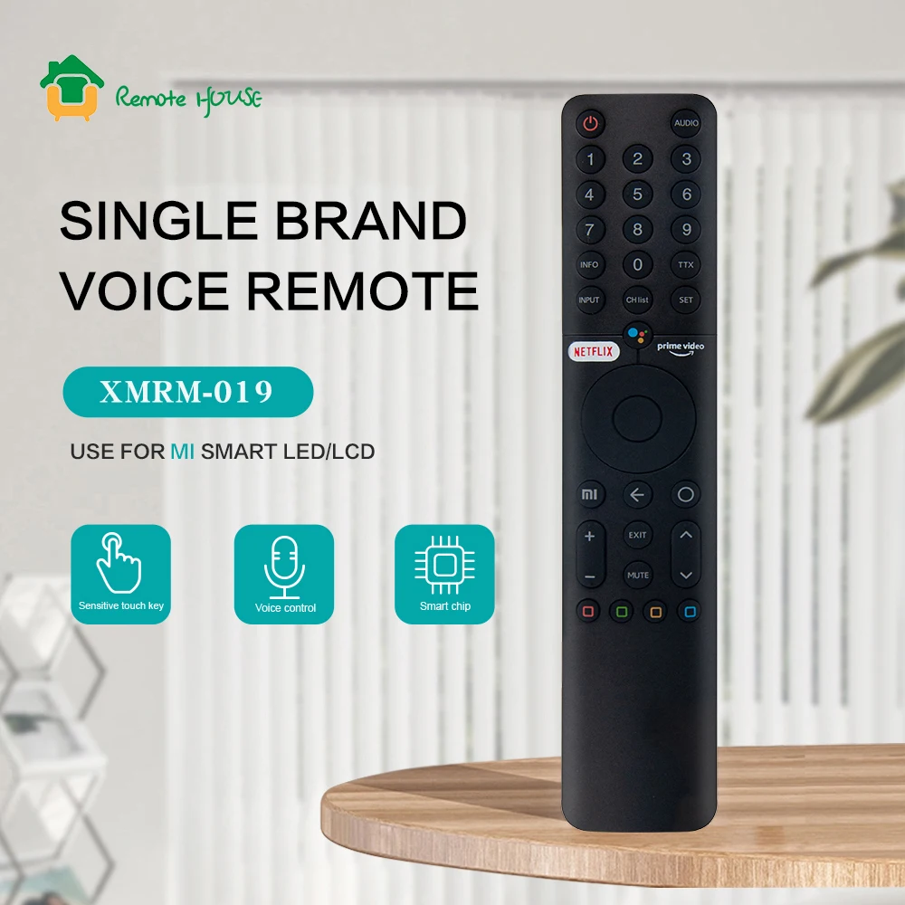 XMRM-019 Голосовой пульт дистанционного управления для MI XIAOMI Smart TV Android 4K P1 Smart TV Голосовой пульт дистанционного управления L43M6-6AEU
XMRM-019 Голосовой пульт дистанционного управления для MI XIAOMI Smart TV Android 4K P1 Smart TV Голосовой пульт дистанционного управления L43M6-6AEU