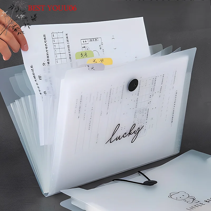 (YOUU06)Transparent Insert File Folder A4 Document Bag Multi-Layer Expanding Folder Holde For School Office Stationery
(YOUU06)Transparent Insert File Folder A4 Document Bag Multi-Layer Expanding Folder Holde For School Office Stationery