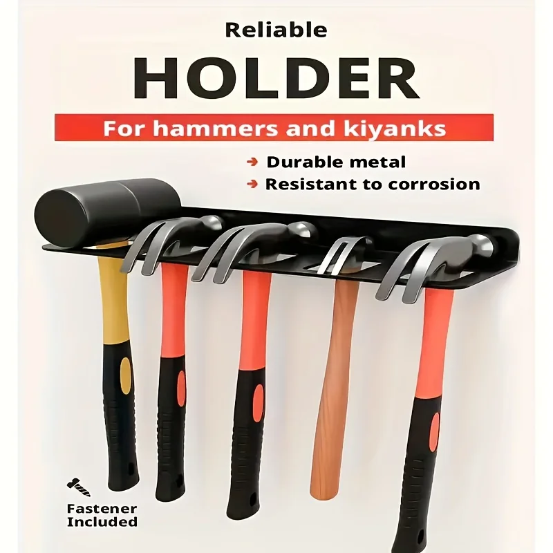 Heavy Duty Wall Mounted Hammer Wrench Holder Space Saving Metal Organizer Utility Shelves, High Weight Capacity Tool Hooks
Heavy Duty Wall Mounted Hammer Wrench Holder Space Saving Metal Organizer Utility Shelves, High Weight Capacity Tool Hooks