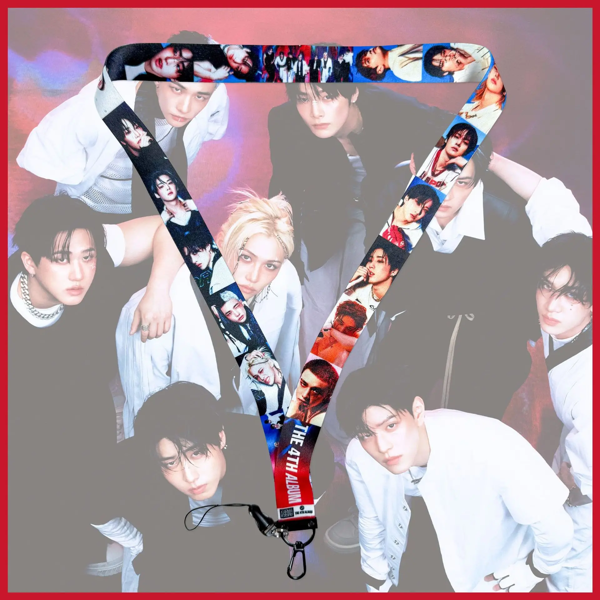 Karma 4th Straykids Album Phone Lanyard Printed Neck Strap With Hyunjin Pattern Id Badge Holder Phone Charm For Pop Fans
Karma 4th Straykids Album Phone Lanyard Printed Neck Strap With Hyunjin Pattern Id Badge Holder Phone Charm For Pop Fans