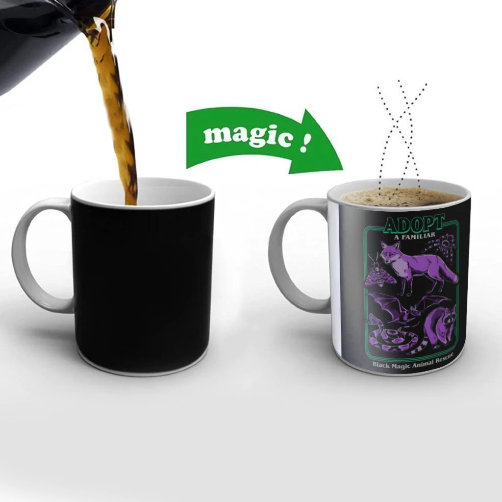 Adopt a Familiar Creativity Change Color Chang mug Ceramic mug Hot Coffee Cup Breakfast Cup Mug Friend Gift
Adopt a Familiar Creativity Change Color Chang mug Ceramic mug Hot Coffee Cup Breakfast Cup Mug Friend Gift