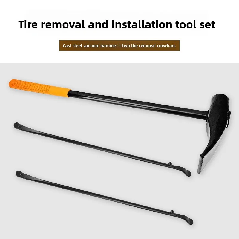 Tire Assembly and Disassembly Tools Truck Tire Assembly and Disassembly Tool Set Pry Bar Tire Lever Pry Stick Vacuum Hammer
Tire Assembly and Disassembly Tools Truck Tire Assembly and Disassembly Tool Set Pry Bar Tire Lever Pry Stick Vacuum Hammer