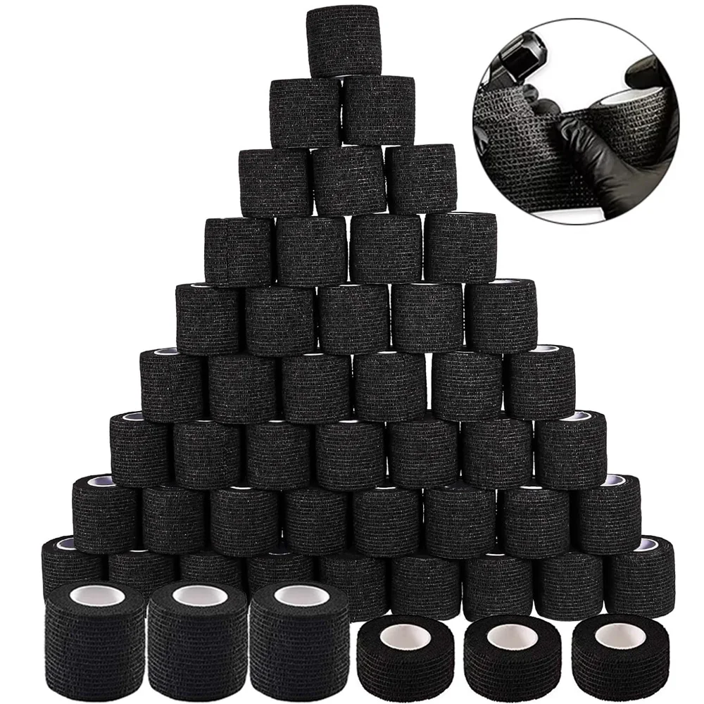 48/24/12/3pcs Black Tattoo Grip Bandage Cover Wraps Tapes Nonwoven Waterproof Self Adhesive Finger Protection Tattoo Accessories
48/24/12/3pcs Black Tattoo Grip Bandage Cover Wraps Tapes Nonwoven Waterproof Self Adhesive Finger Protection Tattoo Accessories
