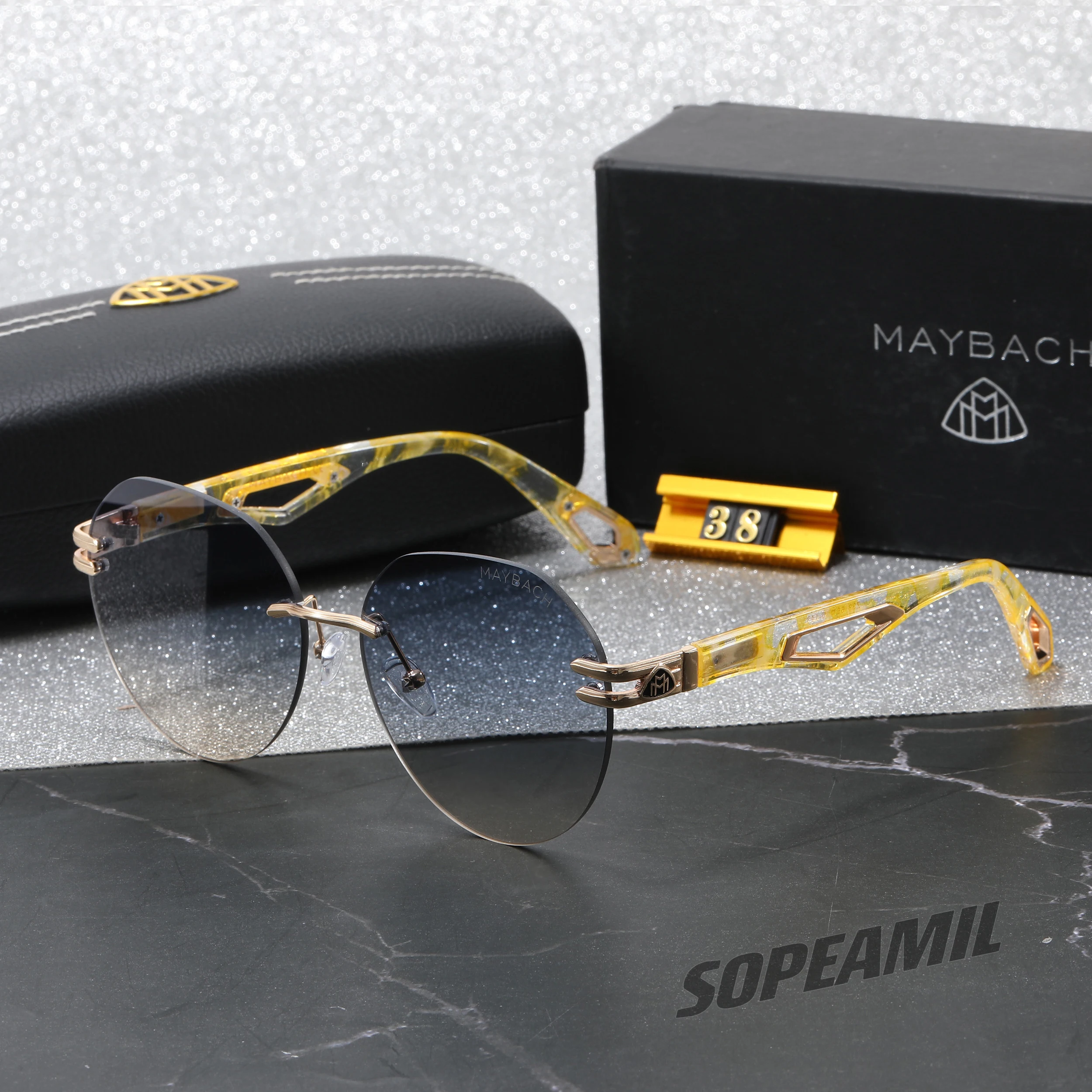 Car HighEnd Goggles UV Protection Frameless Sunglasses For Maybach S Class S680 S650 S600 S580 S560 S500 S480 S450 GLS480 GLS600
Car HighEnd Goggles UV Protection Frameless Sunglasses For Maybach S Class S680 S650 S600 S580 S560 S500 S480 S450 GLS480 GLS600