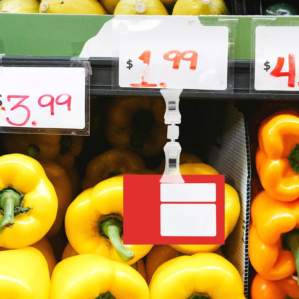 20Pcs Clear Swivel Price Clips Dualhead Label Display Clips for Shelf Signage Promotion Merchandising Display in Stores
20Pcs Clear Swivel Price Clips Dualhead Label Display Clips for Shelf Signage Promotion Merchandising Display in Stores