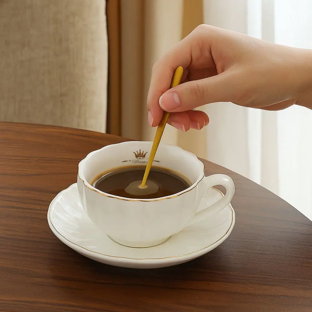 Ceramic Pumpkin Coffee Cup Gold Trim Elegant Coffee Cup Spoon Plate Set Light Luxury European Style Tea Cups For Home Office
Ceramic Pumpkin Coffee Cup Gold Trim Elegant Coffee Cup Spoon Plate Set Light Luxury European Style Tea Cups For Home Office