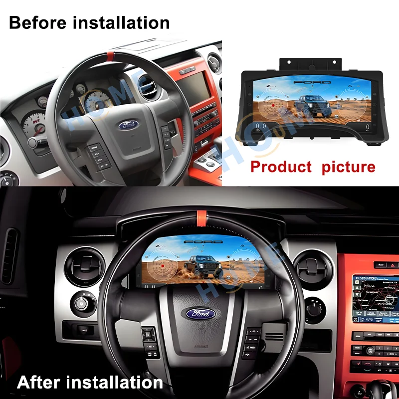 Linux System Upgraded LCD Instrument Panel Car Dashboard Speedometer Digital for F150 Raptor Cockpit Panel Instrument
Linux System Upgraded LCD Instrument Panel Car Dashboard Speedometer Digital for F150 Raptor Cockpit Panel Instrument