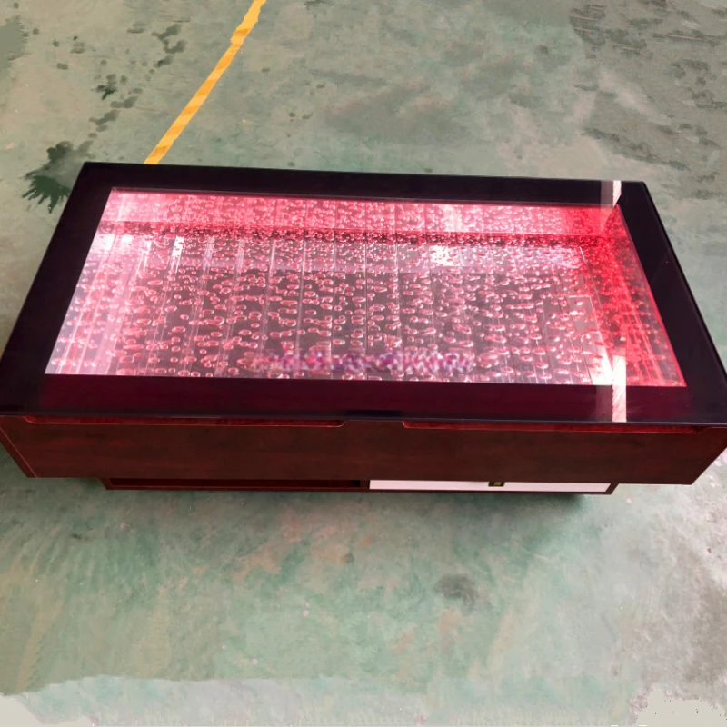 Changeable colors led light stainless steel water bubble table for bar decoration
Changeable colors led light stainless steel water bubble table for bar decoration