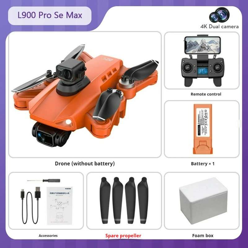 L900 Pro Se Max Gps drone 4k Professional 5g Wifi 360° Obstacle Avoidance Brushless Aerial Photography Folding Quadcopter Uav
L900 Pro Se Max Gps drone 4k Professional 5g Wifi 360° Obstacle Avoidance Brushless Aerial Photography Folding Quadcopter Uav