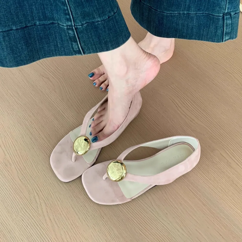 Roman Style Flat Bottom Sandals Women's Summer Vacation Beach Shoes Rubber Sole Microfiber Upgraded Sensation French Flats
Roman Style Flat Bottom Sandals Women's Summer Vacation Beach Shoes Rubber Sole Microfiber Upgraded Sensation French Flats
