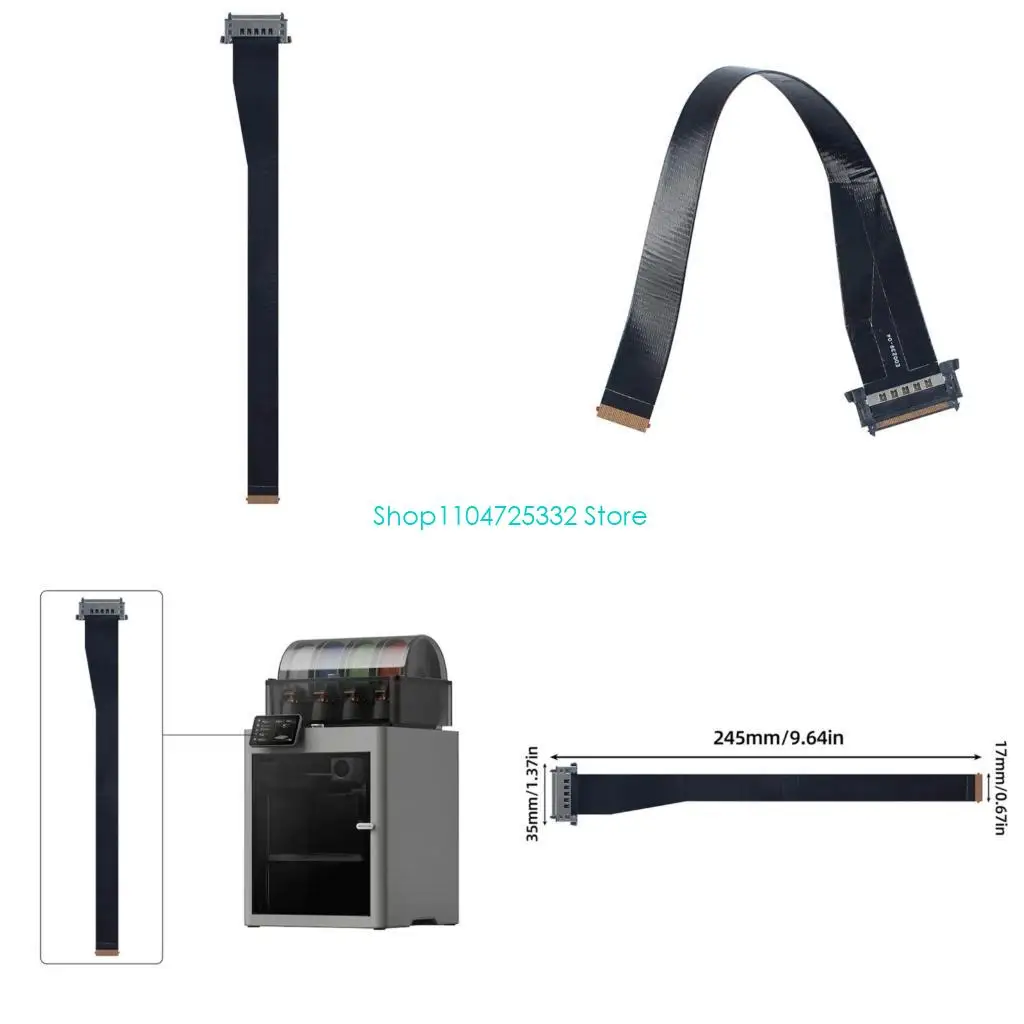 P5EA Durability Printer Screen Cable For X2D P2S Models Plug And Play Design
P5EA Durability Printer Screen Cable For X2D P2S Models Plug And Play Design