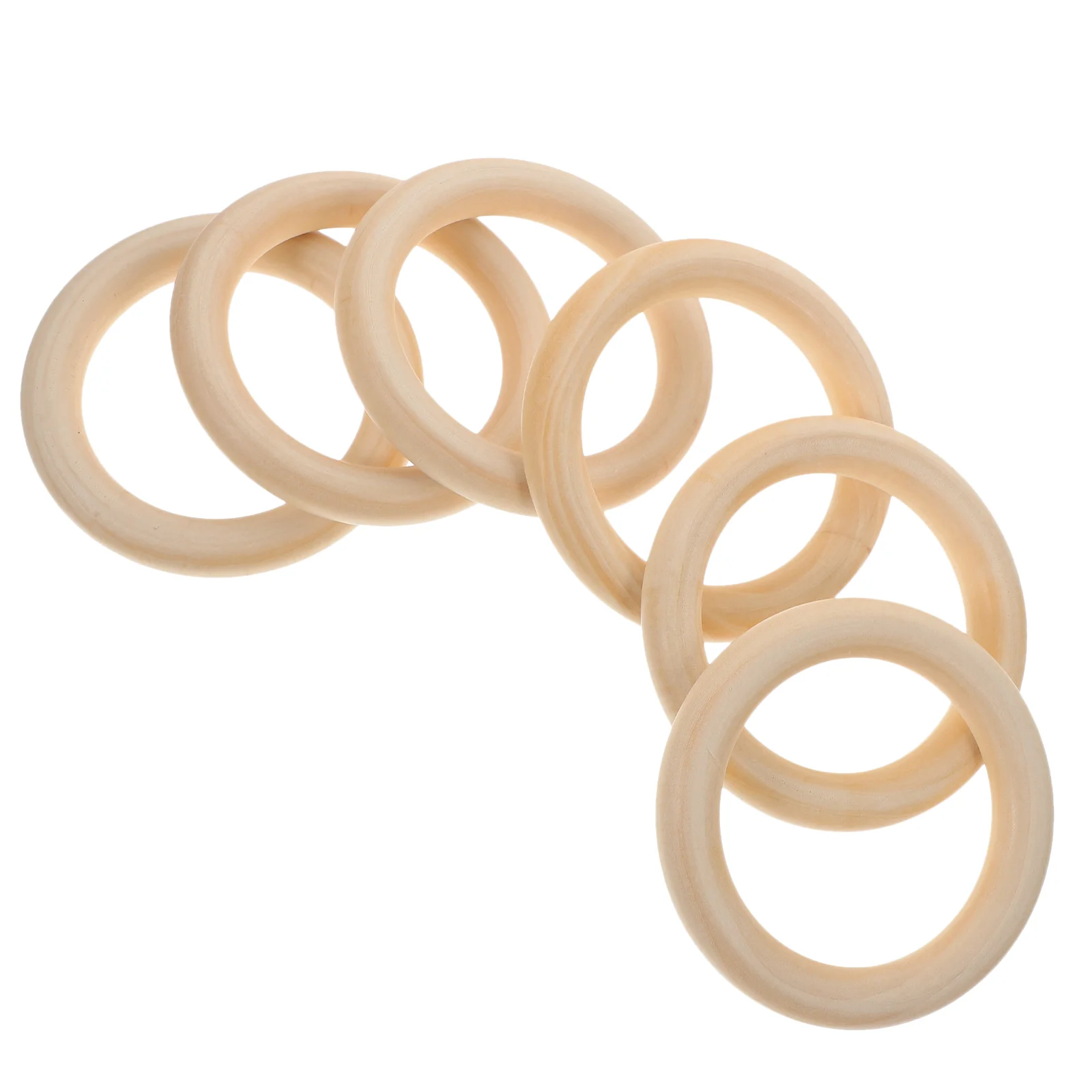 6 Pcs Wooden Ring Rings Connectors Unfinished DIY Curtain Macrame Circle Handbag for Crafts The
6 Pcs Wooden Ring Rings Connectors Unfinished DIY Curtain Macrame Circle Handbag for Crafts The