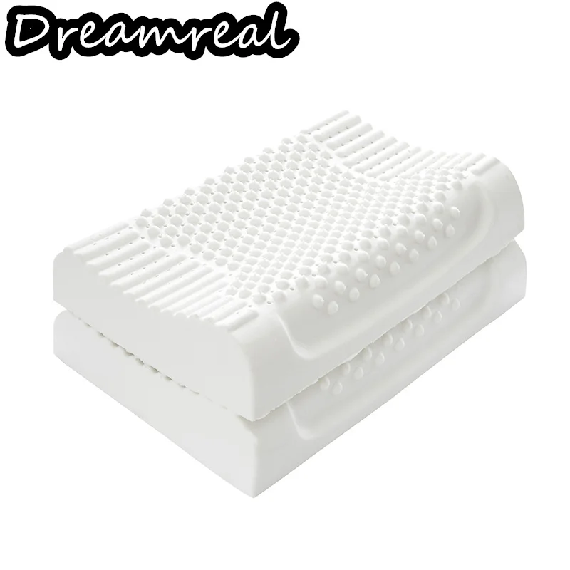 Ортопедическая подушка Dreamreal, из натурального латекса, для защиты шеи и позвоночника, уход за здоровьем, 40*60 30*50, массажные подушки
Ортопедическая подушка Dreamreal, из натурального латекса, для защиты шеи и позвоночника, уход за здоровьем, 40*60 30*50, массажные подушки