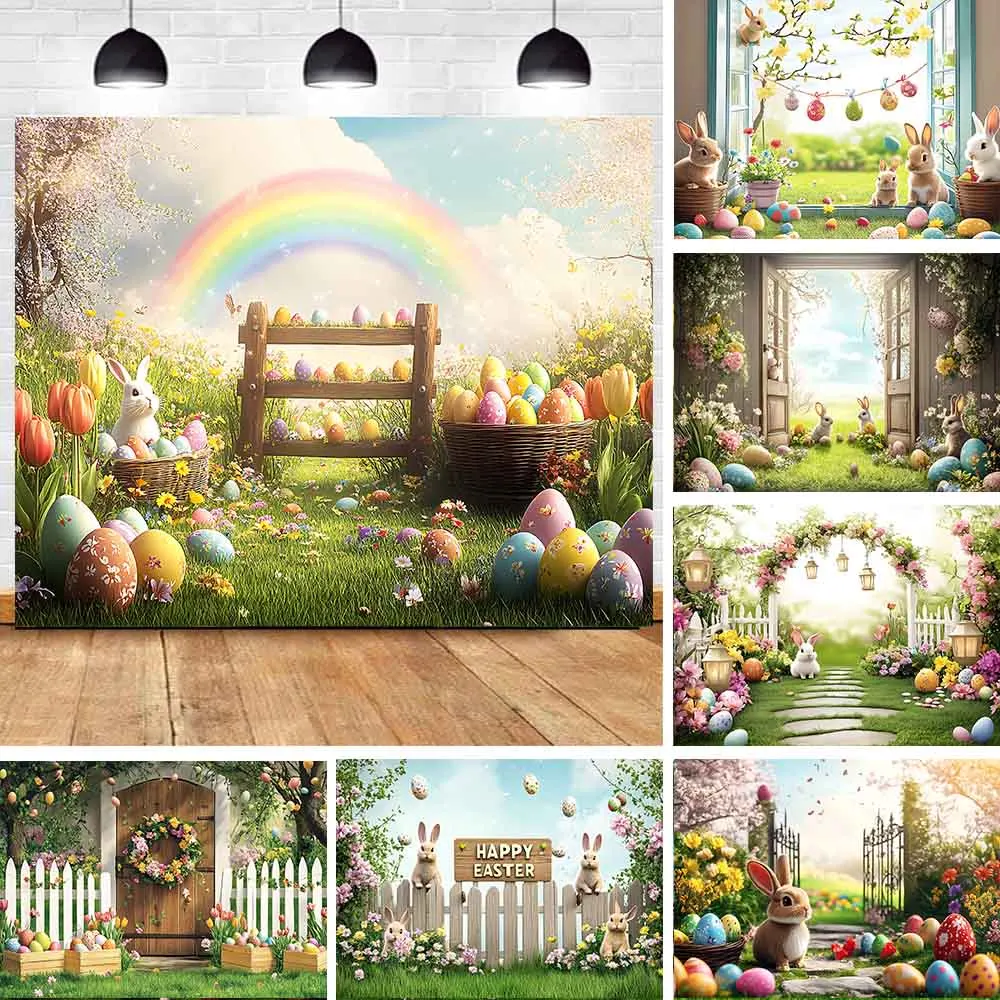 Spring Easter Photography Backdrop Cabin Flowers Rabbit Bunny Eggs Easter Party Decor Banner Portrait Background Photo Studio
Spring Easter Photography Backdrop Cabin Flowers Rabbit Bunny Eggs Easter Party Decor Banner Portrait Background Photo Studio