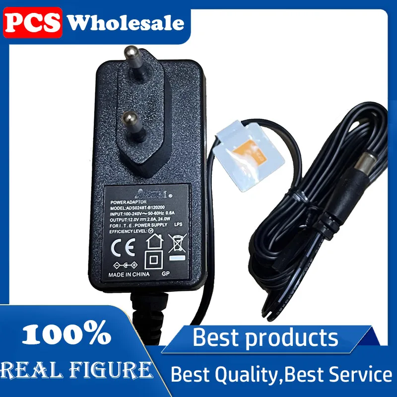 Original ADS0248T-B120200 power adapter European plug 12V2A 24W charger, DC round port 5.5*2.1mm
Original ADS0248T-B120200 power adapter European plug 12V2A 24W charger, DC round port 5.5*2.1mm