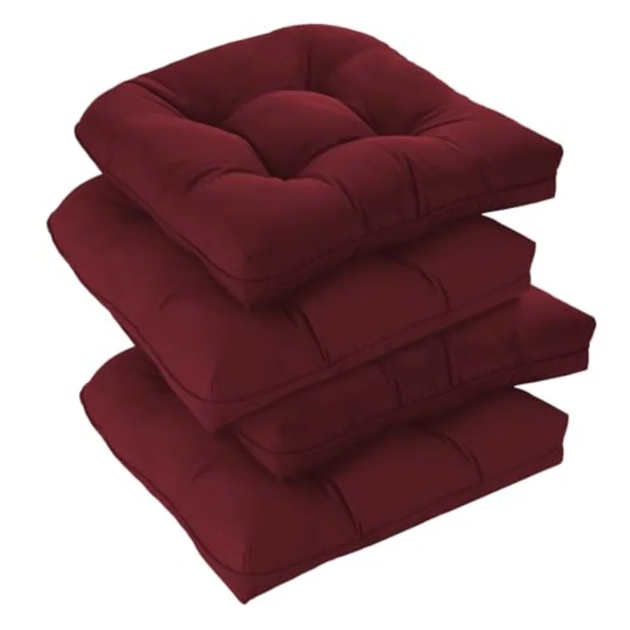 Outdoor Chair Cushions Set of 4 for Patio Furniture, Water Resistant Tufted Overstuffed Patio Furniture Cushions, Thick Outdoor
Outdoor Chair Cushions Set of 4 for Patio Furniture, Water Resistant Tufted Overstuffed Patio Furniture Cushions, Thick Outdoor