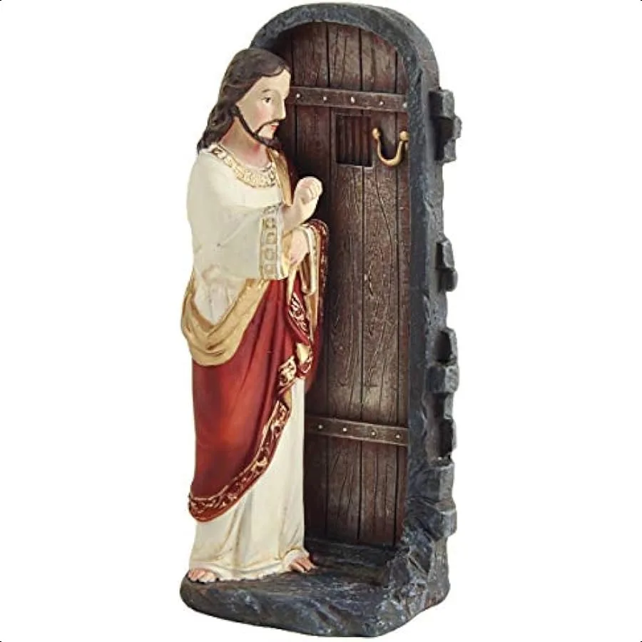 Cici and Jimmy Small Jesus Statue Christ Knocking at The Door Figurine 5.12 Inch Christian Decor Desktop Decoration Collectible
Cici and Jimmy Small Jesus Statue Christ Knocking at The Door Figurine 5.12 Inch Christian Decor Desktop Decoration Collectible
