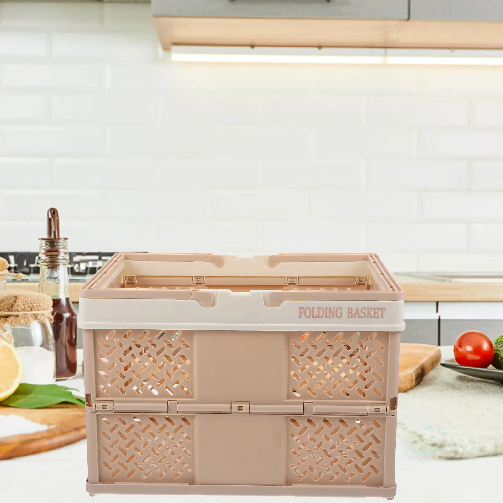 Folding Storage Containers Wicker Basket Home Use Sundries Organizer Hamper Foldable Bin
Folding Storage Containers Wicker Basket Home Use Sundries Organizer Hamper Foldable Bin