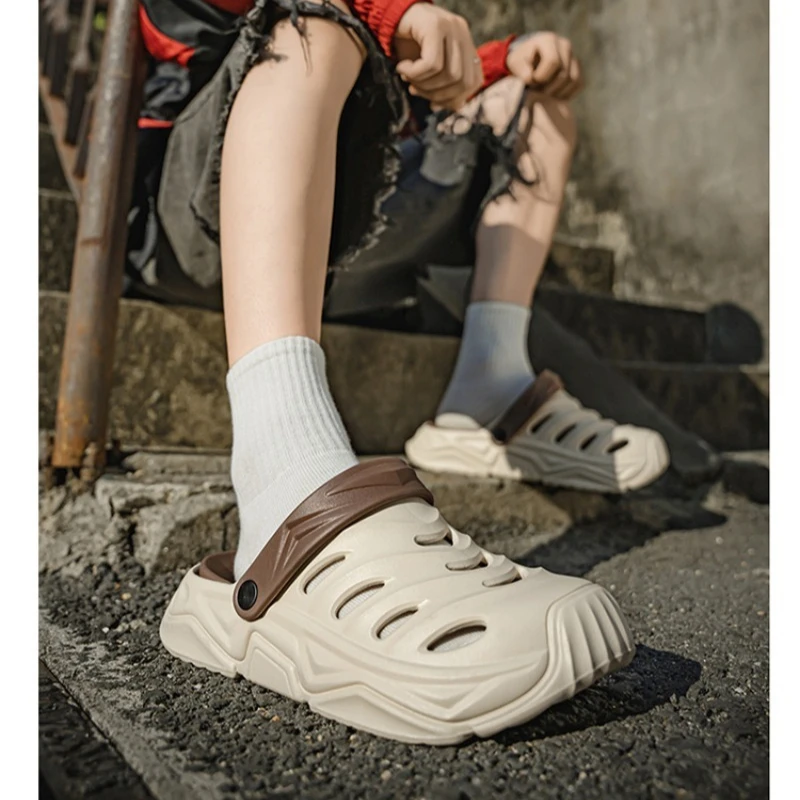 Men's Platform Clogs Slip on EVA Breathable Non-Slip Outdoor Beach Sandals 2026 New Arrival
Men's Platform Clogs Slip on EVA Breathable Non-Slip Outdoor Beach Sandals 2026 New Arrival