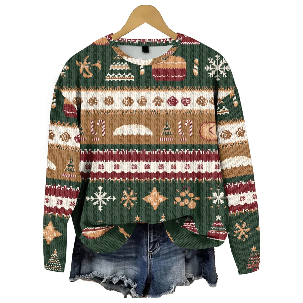 Women's and Girl's Warm and Fashionable Sweaters Cozy Long Sleeve Pullovers with Merry Christmas Print
Women's and Girl's Warm and Fashionable Sweaters Cozy Long Sleeve Pullovers with Merry Christmas Print