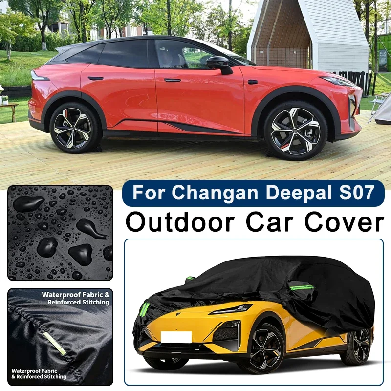 Outdoor Car Cover Waterproof Dustproof UV Sun Protection, Full Car Protector Exterior Parts For Changan Deepal S07 2023-2026
Outdoor Car Cover Waterproof Dustproof UV Sun Protection, Full Car Protector Exterior Parts For Changan Deepal S07 2023-2026
