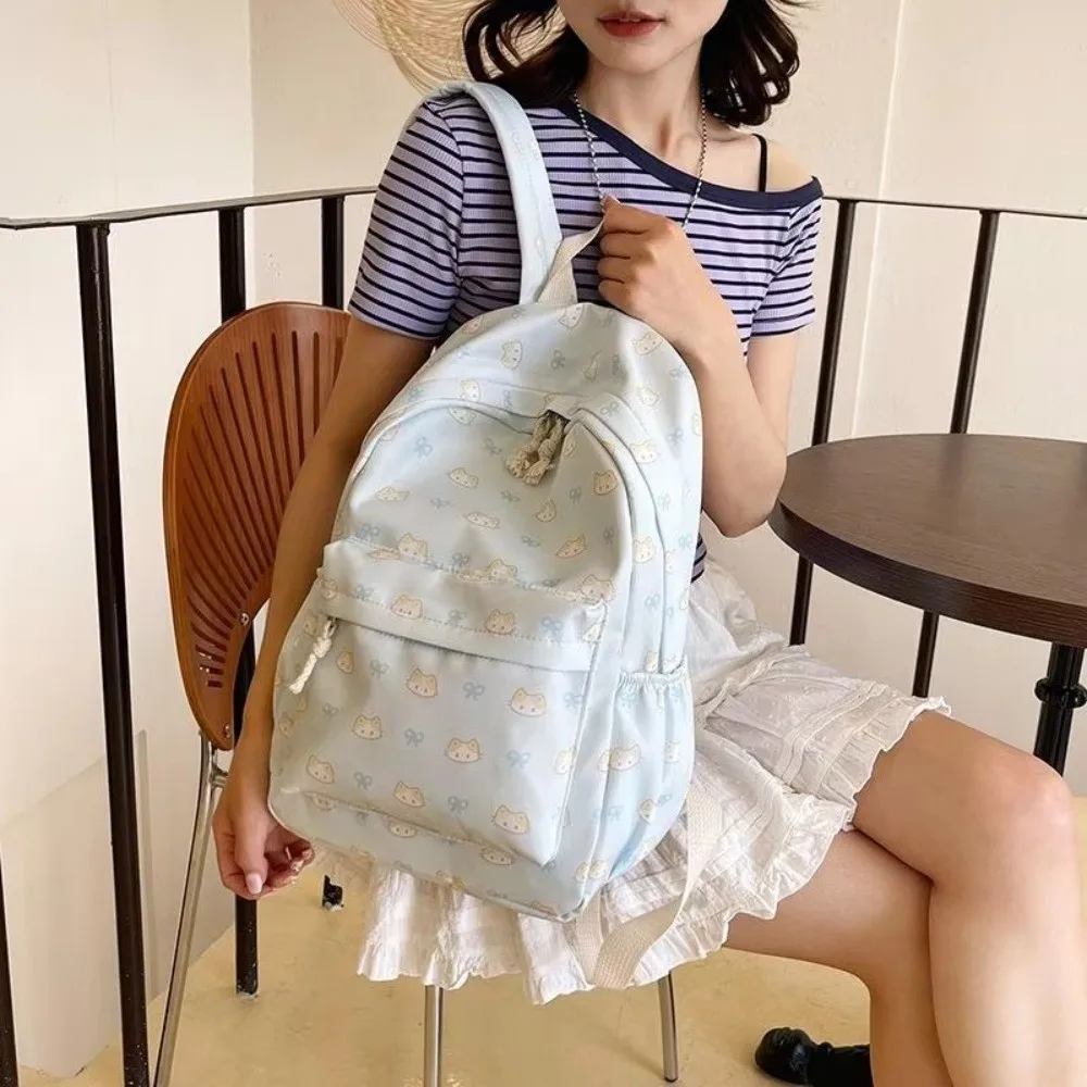 Casual Cartoon Cat Printed Student Schoolbag Large Capacity Waterproof School Bags Lightweight Multi-compartment Travel Bags
Casual Cartoon Cat Printed Student Schoolbag Large Capacity Waterproof School Bags Lightweight Multi-compartment Travel Bags