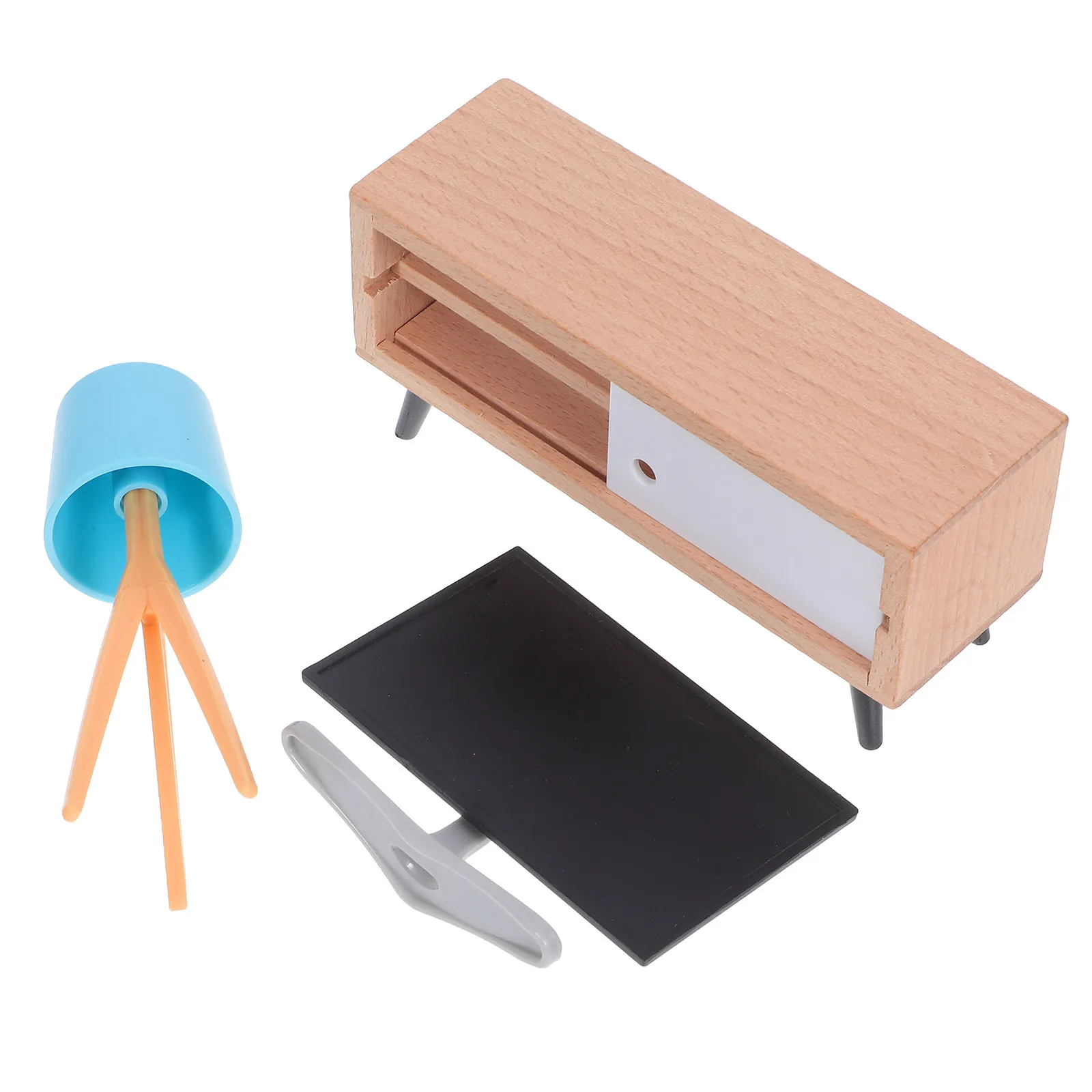 3Pcs Dollhouse Furniture Accessories Set Miniature TV Monitor Lamp for Realistic Living Room Setup Role Play Immersive Child
3Pcs Dollhouse Furniture Accessories Set Miniature TV Monitor Lamp for Realistic Living Room Setup Role Play Immersive Child