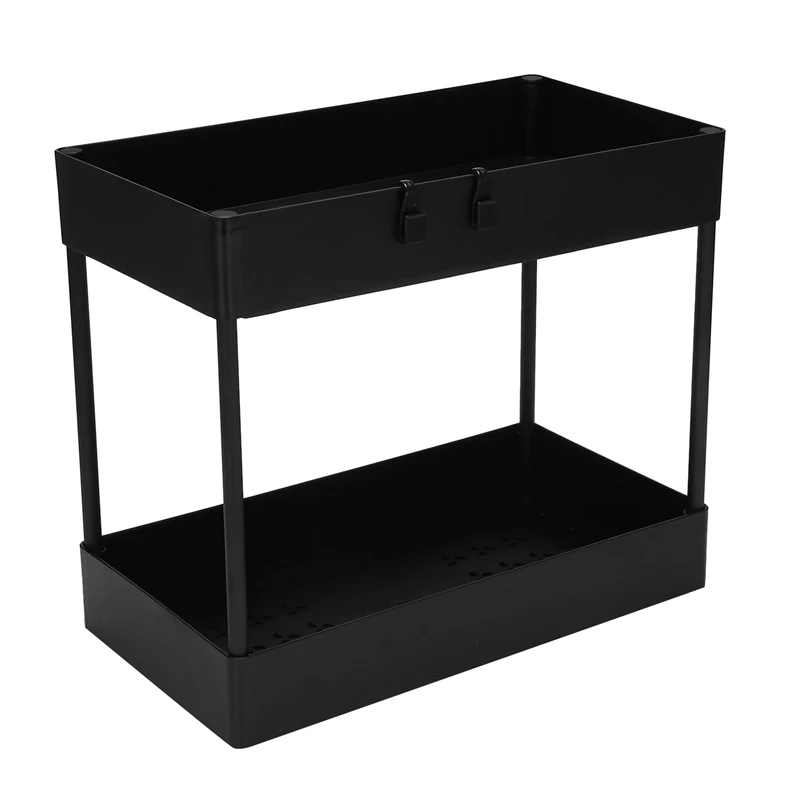 Under Sink Organizer, Under Bathroom Sink Storage 2 Tier Organizer Bath Collection Baskets With Hooks,Under Sink Storage
Under Sink Organizer, Under Bathroom Sink Storage 2 Tier Organizer Bath Collection Baskets With Hooks,Under Sink Storage