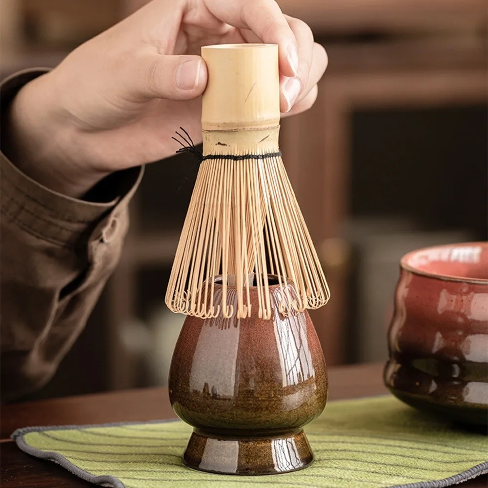 4PCS Ceramic Bamboo Japanese Matcha Tea Set Matcha Bowl Reusable Matcha Whisk Set Matcha Whisk Holder Matcha Making Kit
4PCS Ceramic Bamboo Japanese Matcha Tea Set Matcha Bowl Reusable Matcha Whisk Set Matcha Whisk Holder Matcha Making Kit
