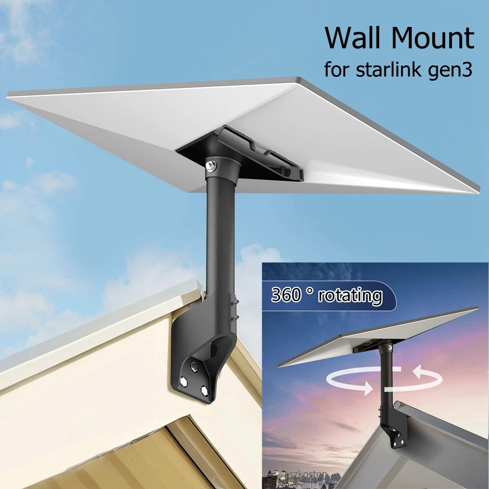 For Starlink Gen 3 Mount 360 Adjustable Short Wall Mount for StarLink V3 Roof Pole Mount Mounting Kit Bracket Screw Accessories
For Starlink Gen 3 Mount 360 Adjustable Short Wall Mount for StarLink V3 Roof Pole Mount Mounting Kit Bracket Screw Accessories