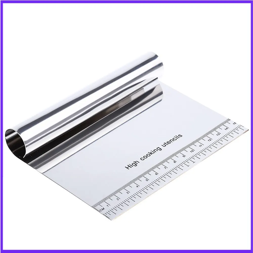 Ustensiles Patisserie Stainless Steel Pizza Dough Scraper Pastry Spatulas Fondant Cake Decoration Tools food packaging baking
Ustensiles Patisserie Stainless Steel Pizza Dough Scraper Pastry Spatulas Fondant Cake Decoration Tools food packaging baking
