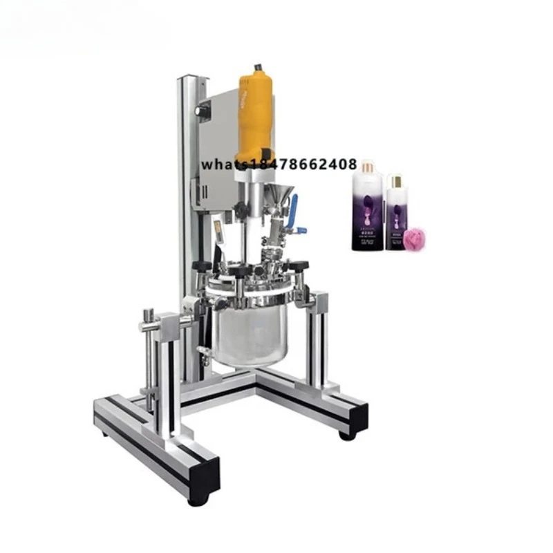 Small Scale 5-30L Vacuum Emulsifying Mixer Lab Use Vacuum Homogenizing Machine Stainless Steel Cream Lotion Blending Equipment
Small Scale 5-30L Vacuum Emulsifying Mixer Lab Use Vacuum Homogenizing Machine Stainless Steel Cream Lotion Blending Equipment