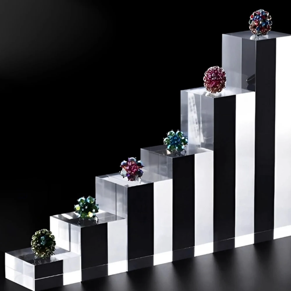 1Pcs Clear Square Block Display Stand Photography Props Cosmetics Rings Earring Jewelry Holders Smooth Surface Waterproof
1Pcs Clear Square Block Display Stand Photography Props Cosmetics Rings Earring Jewelry Holders Smooth Surface Waterproof
