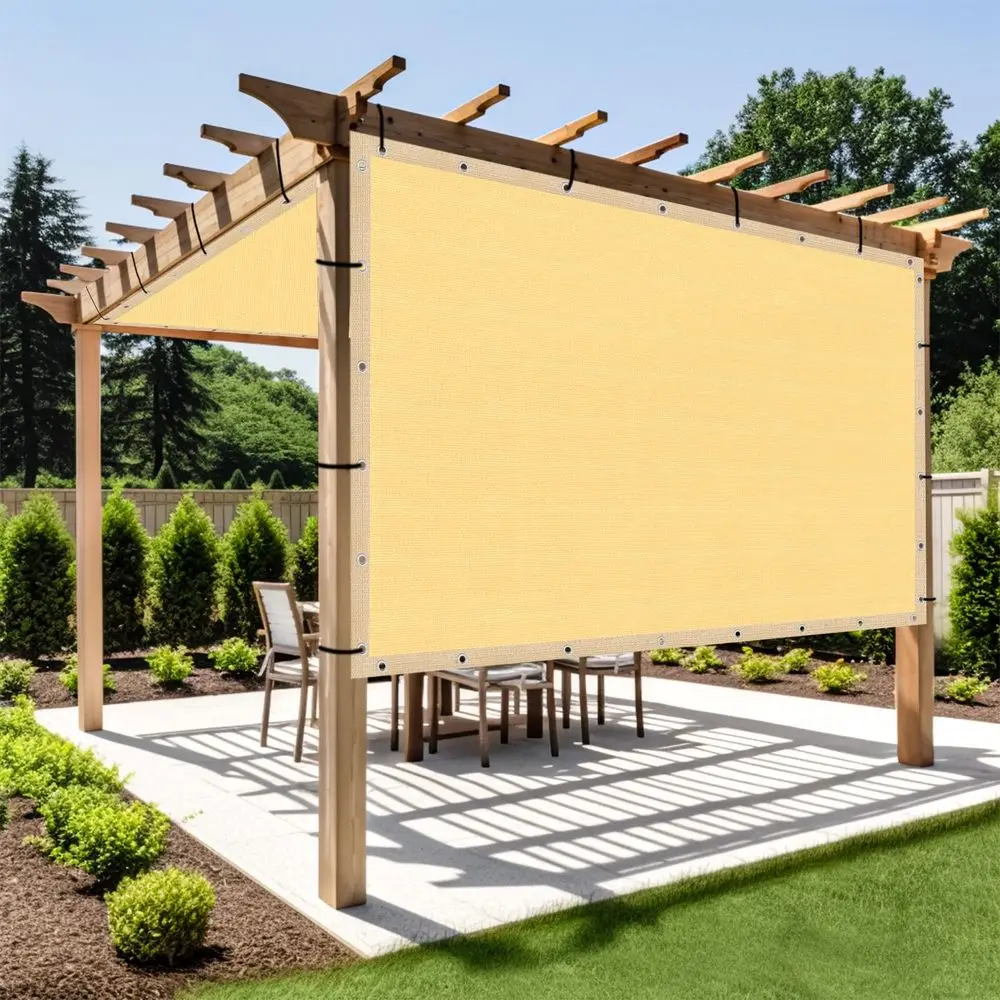 Customized Size 18 X 24 Shade Cloth with Grommets, 90 UV Protection UV Protection Mesh Tarp Sun Screens for Patio GN05, Sand
Customized Size 18 X 24 Shade Cloth with Grommets, 90 UV Protection UV Protection Mesh Tarp Sun Screens for Patio GN05, Sand
