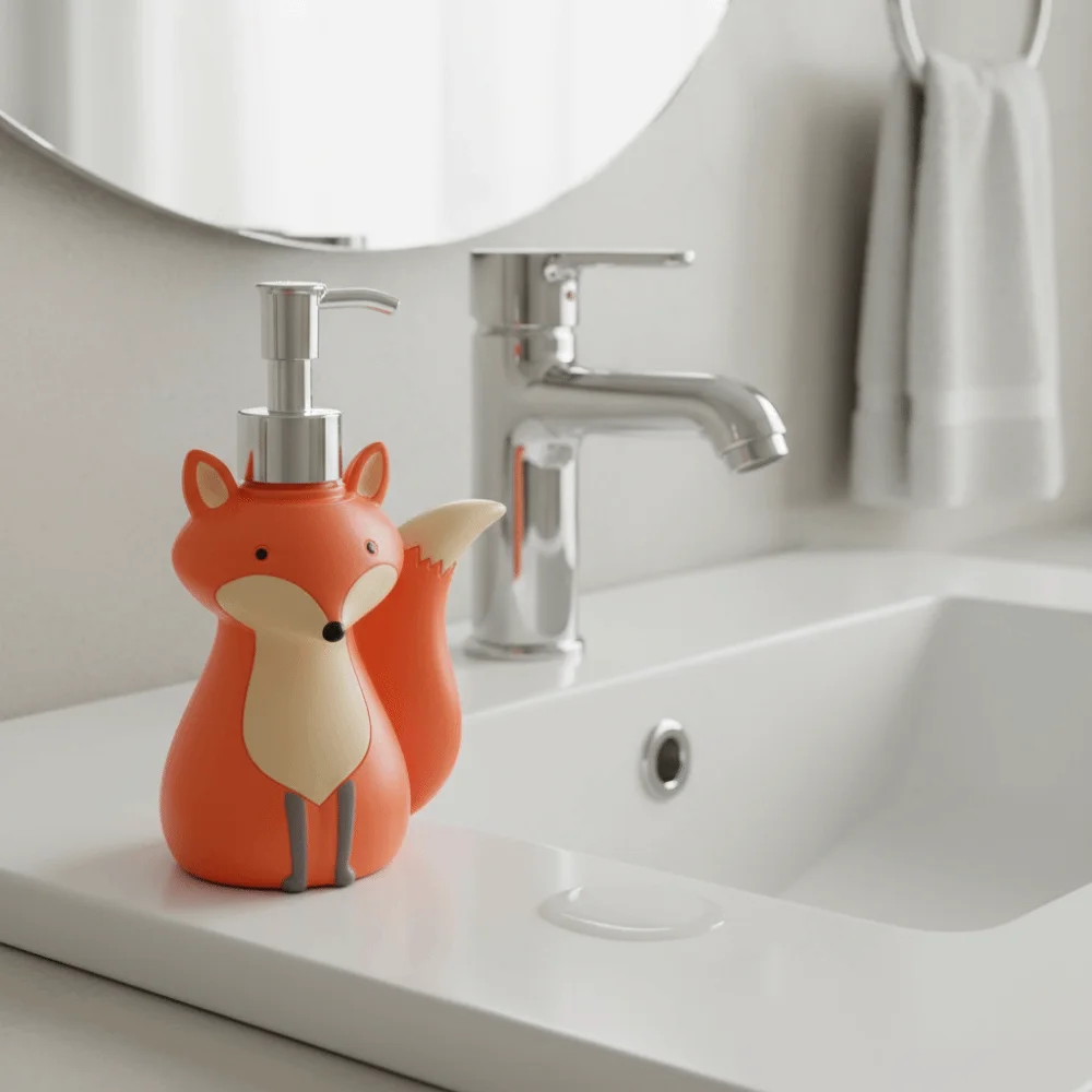 Cute Vixen Soap Dispenser Bottle Refillable Animal Design Cartoon Hand Sanitizer Bottle Collectible Press Bottle
Cute Vixen Soap Dispenser Bottle Refillable Animal Design Cartoon Hand Sanitizer Bottle Collectible Press Bottle