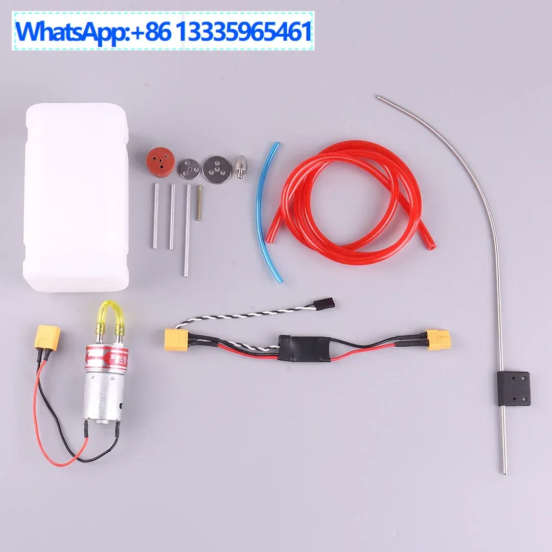 Aircraft model aircraft fixed wing drone turbojet smoke steel pipe system fuel tank pump gasoline engine smoke injection nozzle
Aircraft model aircraft fixed wing drone turbojet smoke steel pipe system fuel tank pump gasoline engine smoke injection nozzle