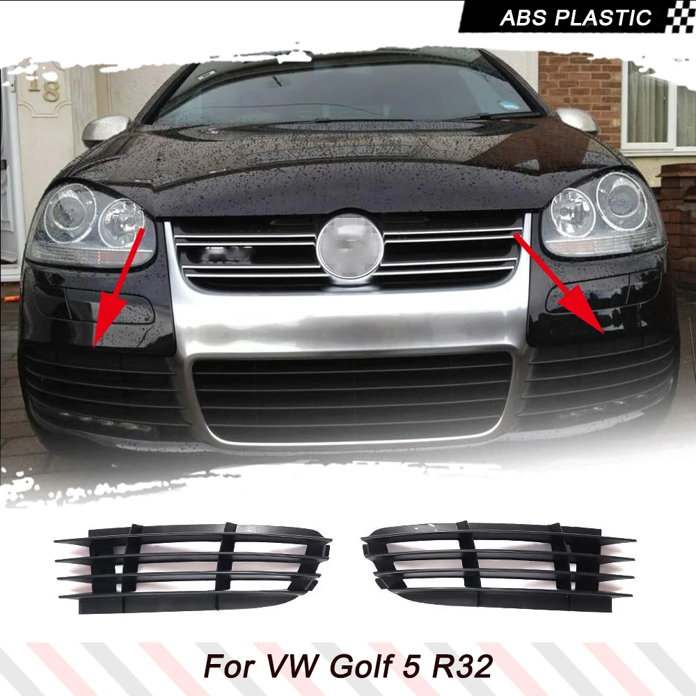 ABS Black Car Racing Car Body Kits Front Bumper Lower Side Grille Trim for Volkswagen VW Golf MK5 R32 2006-2008 No for Base GTI
ABS Black Car Racing Car Body Kits Front Bumper Lower Side Grille Trim for Volkswagen VW Golf MK5 R32 2006-2008 No for Base GTI