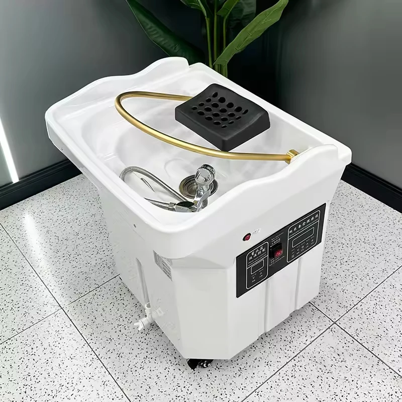 Fumigation Chair Modern Portable Hair Shampoo Basin Metal Health Care Water Circulation & Head Massager for Spa Bed
Fumigation Chair Modern Portable Hair Shampoo Basin Metal Health Care Water Circulation & Head Massager for Spa Bed