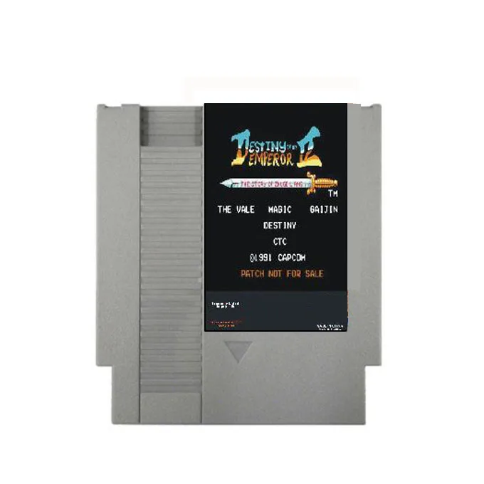 Destiny of an Emperor 2 -- 72-контактный 8-битный игровой Картридж для игровой консоли NES
Destiny of an Emperor 2 -- 72-контактный 8-битный игровой Картридж для игровой консоли NES