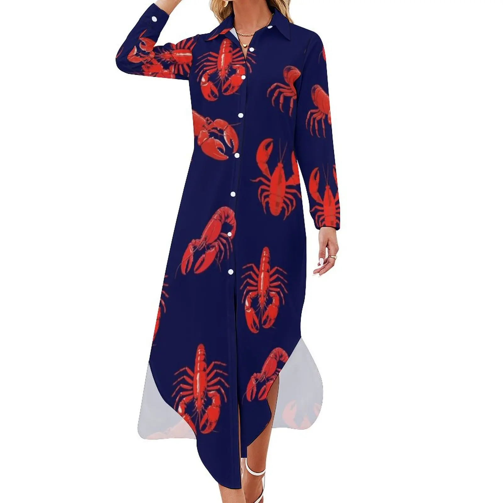 Lobster Long Sleeved Shirt Dress summer dress for women 2024 prom dresses 2024 summer dress
Lobster Long Sleeved Shirt Dress summer dress for women 2024 prom dresses 2024 summer dress