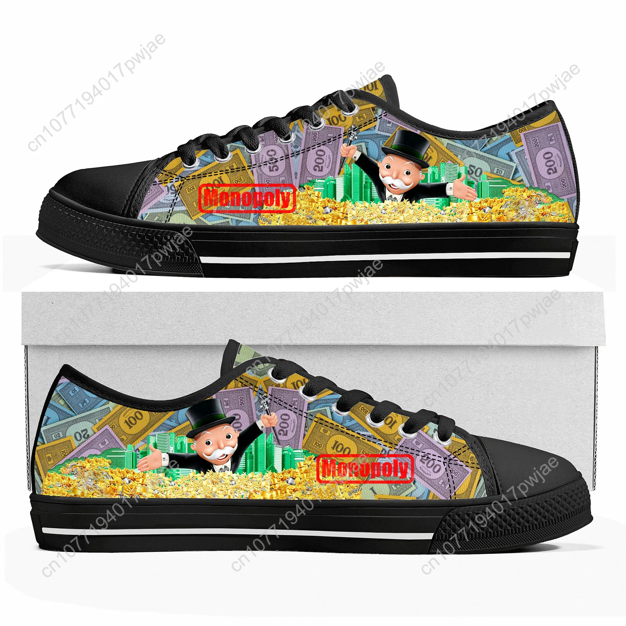 Monopoly Millionaire Game Adult Version Low Top High Quality Sneakers Mens Women Canvas Sneaker Casual Custom Shoes
Monopoly Millionaire Game Adult Version Low Top High Quality Sneakers Mens Women Canvas Sneaker Casual Custom Shoes
