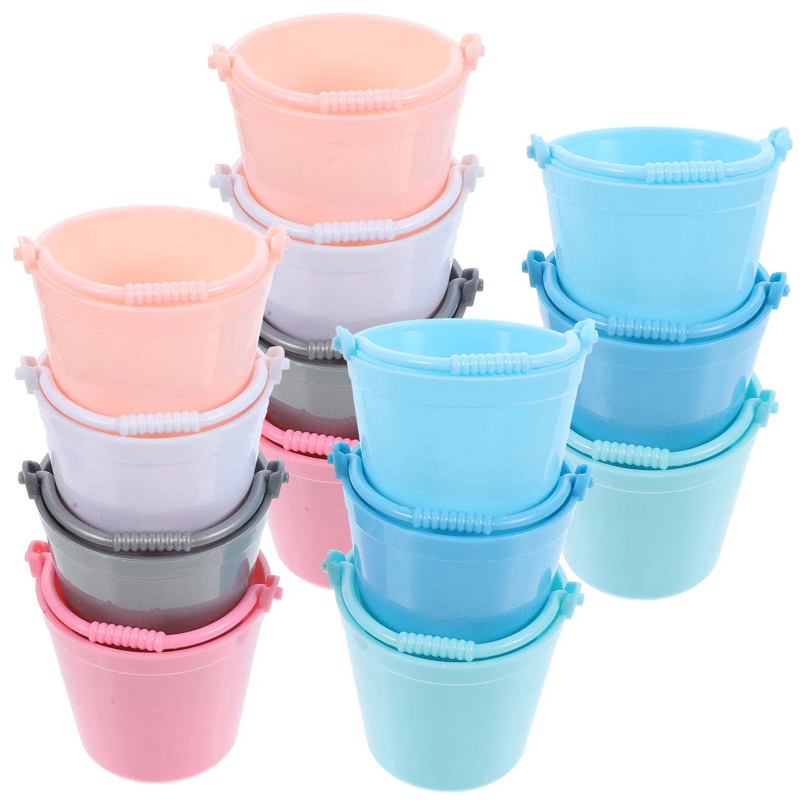 14 Pcs Small Bucket Decor for Mini House Garden Model Beach Toys Tableware Sand Water Plastic Simulation Child
14 Pcs Small Bucket Decor for Mini House Garden Model Beach Toys Tableware Sand Water Plastic Simulation Child