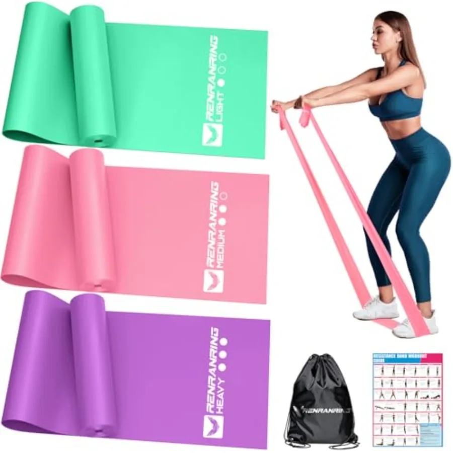 Resistance Bands for Working Out, Exercise Bands for Physical Therapy, Stretch, Recovery, Pilates, Rehab, Strength Training and
Resistance Bands for Working Out, Exercise Bands for Physical Therapy, Stretch, Recovery, Pilates, Rehab, Strength Training and