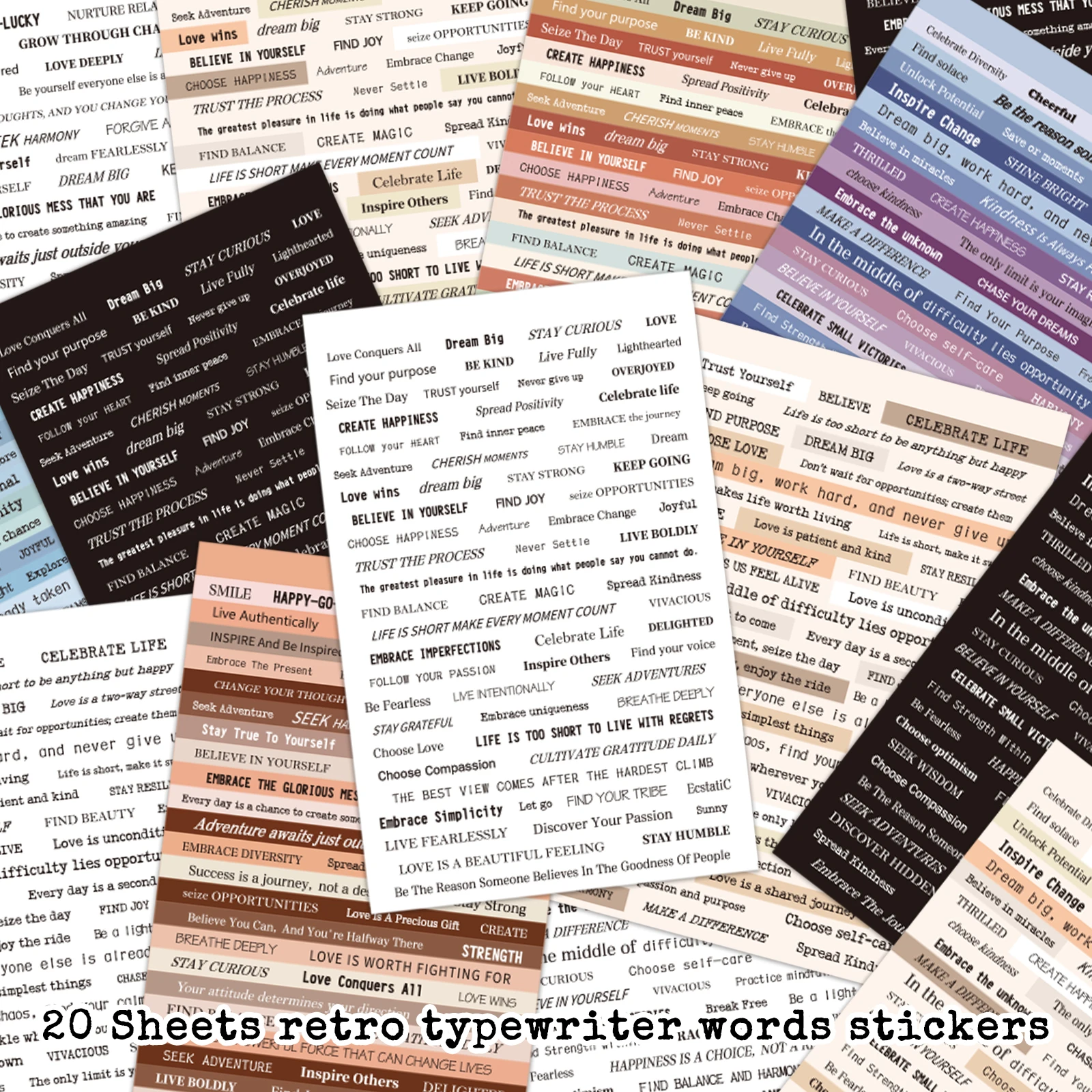 20 Sheets Vintage English Journal Decoration Stickers DIY Collage Material Scrapbooking Phone Stickers Stationery Supplies
20 Sheets Vintage English Journal Decoration Stickers DIY Collage Material Scrapbooking Phone Stickers Stationery Supplies