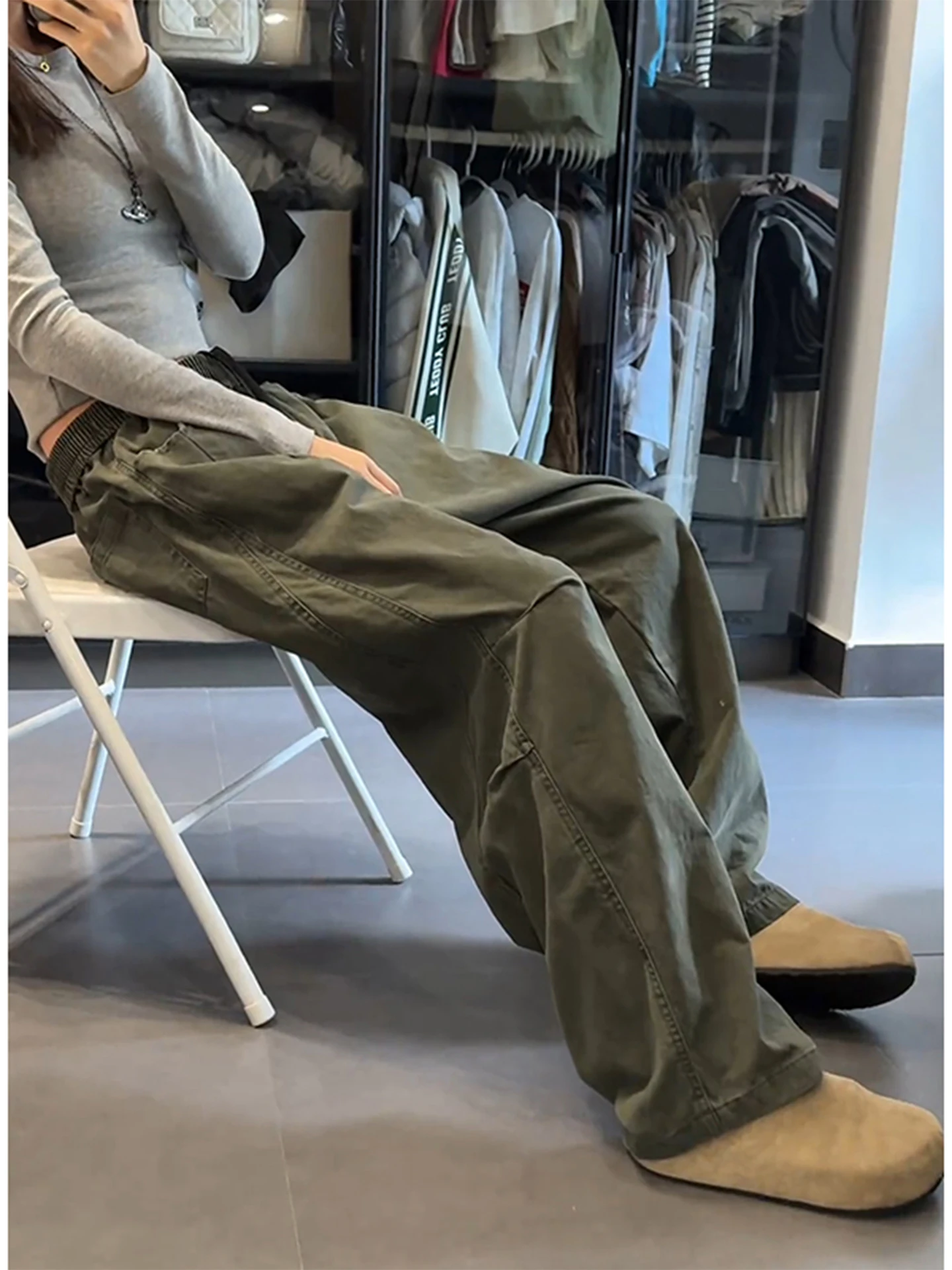 Military een Pleated Workwear Pants Men's High Waist Loose Knife American Retro Sle Autumn Faion Casual Trousers
Military een Pleated Workwear Pants Men's High Waist Loose Knife American Retro Sle Autumn Faion Casual Trousers