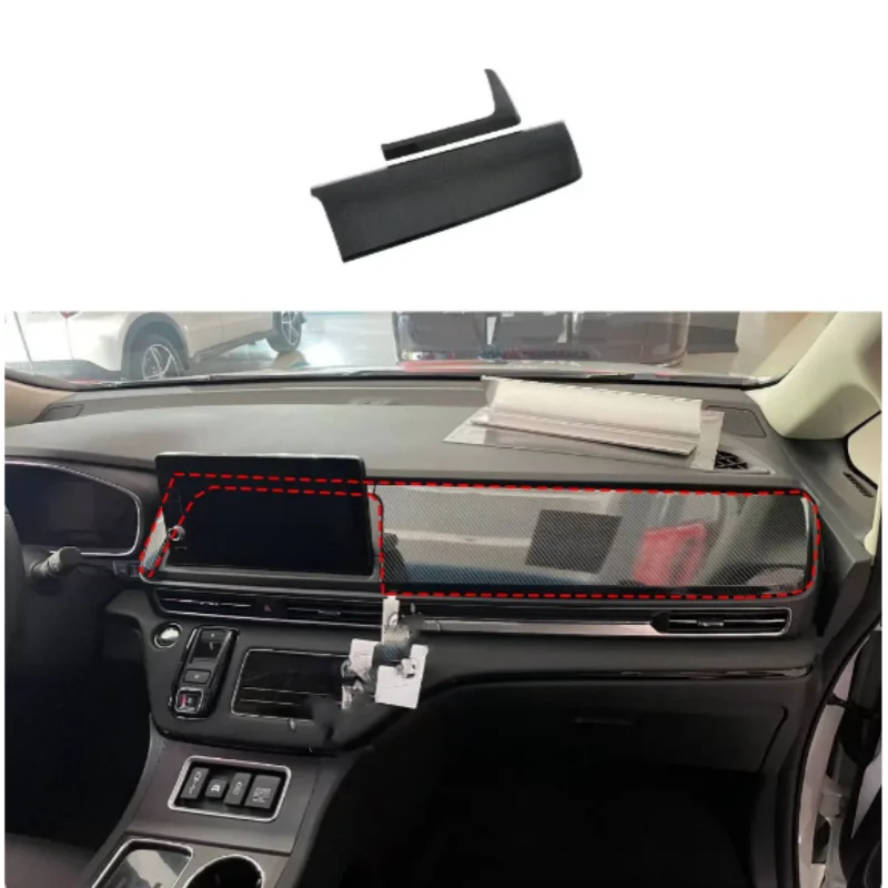 Frame Carbon Fiber Center Console Panel Covers Car Styling Accessories Decoration Stickers 2Pcs For Honda Odyssey 2022 2023 2024
Frame Carbon Fiber Center Console Panel Covers Car Styling Accessories Decoration Stickers 2Pcs For Honda Odyssey 2022 2023 2024